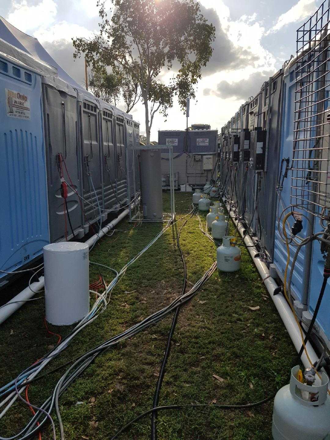 Portable Shower Units Norquip Hire Townsville 