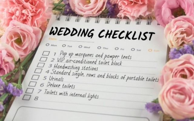 The nitty gritty of wedding planning – which equipment do you actually need?